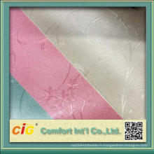 Tissu en cuir de vinyle PVC en aluminium de bas prix